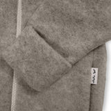 Bio Wollfleece Jacke Bruno morgengrau 68/74