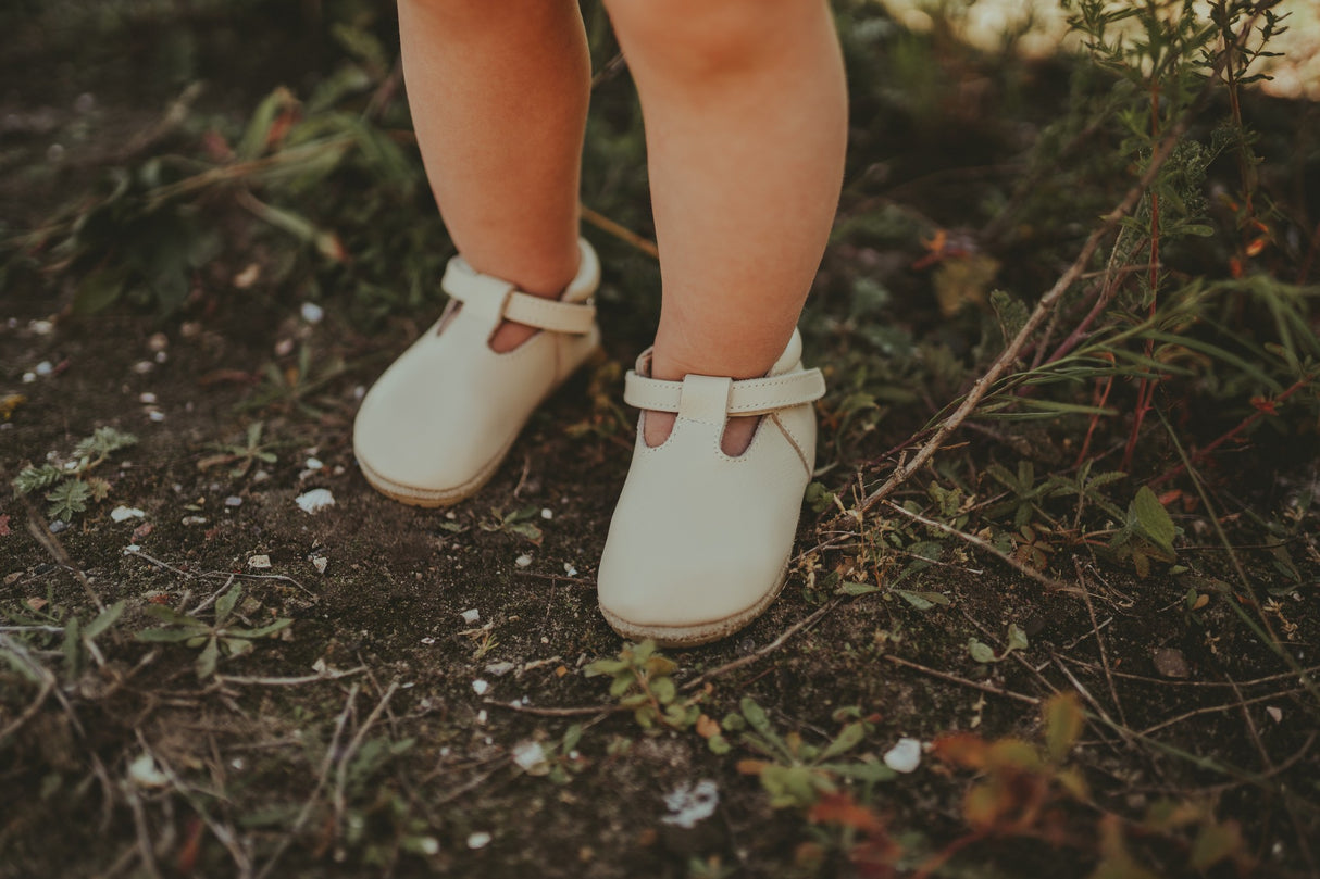 Babyschuhe Elia/ Cream Leather - korbmayer. ganz besonders. für kinder.