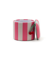 Sitzhocker mit Stauraum rosa