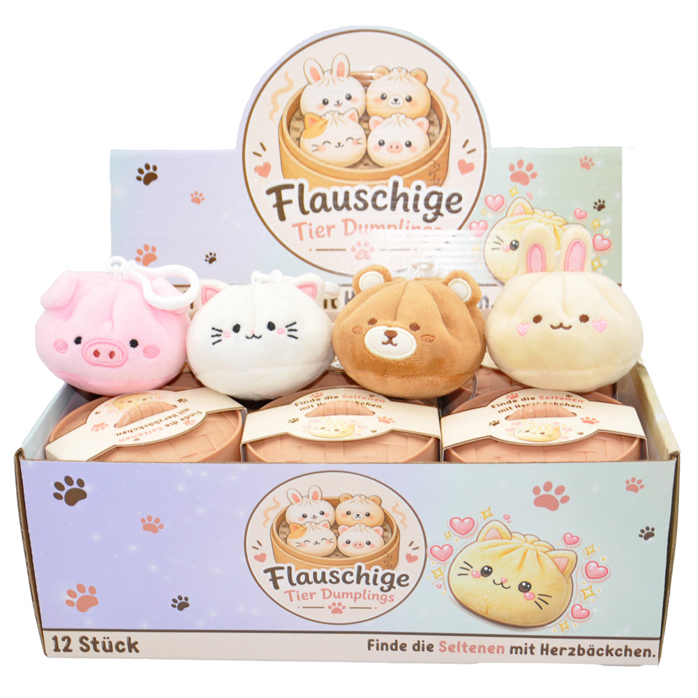 Plüsch Schlüsselanhänger Dumplings (1Stück)