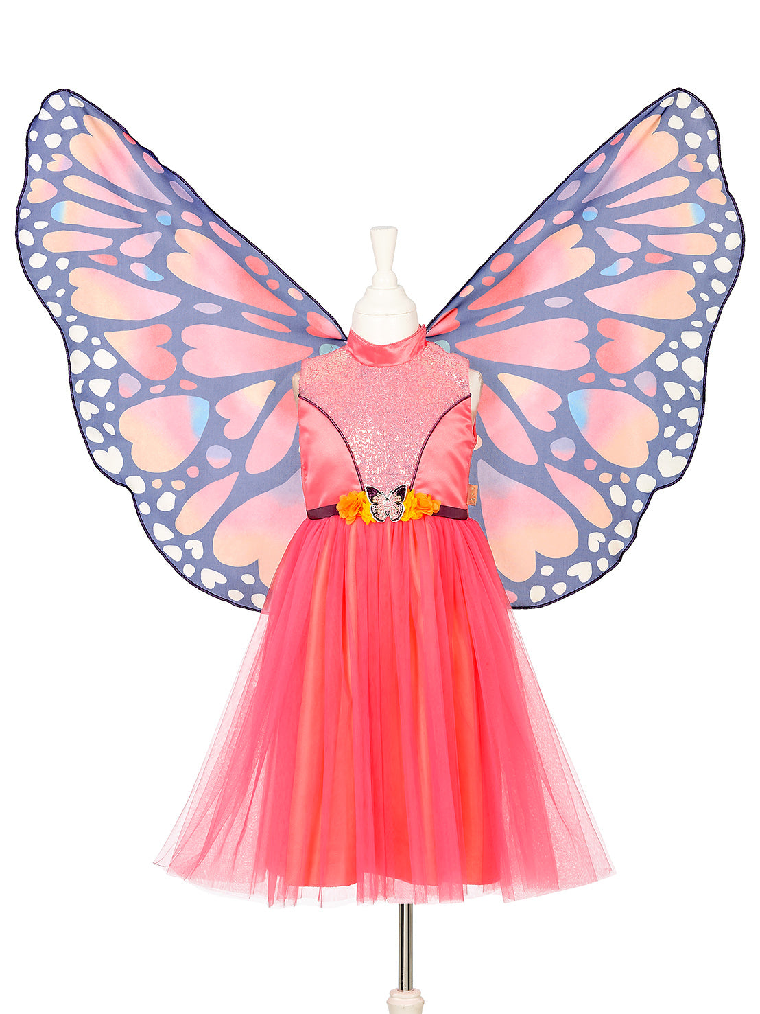 Schmetterlingskleid Papillon & Flügel 3-4 Jahre