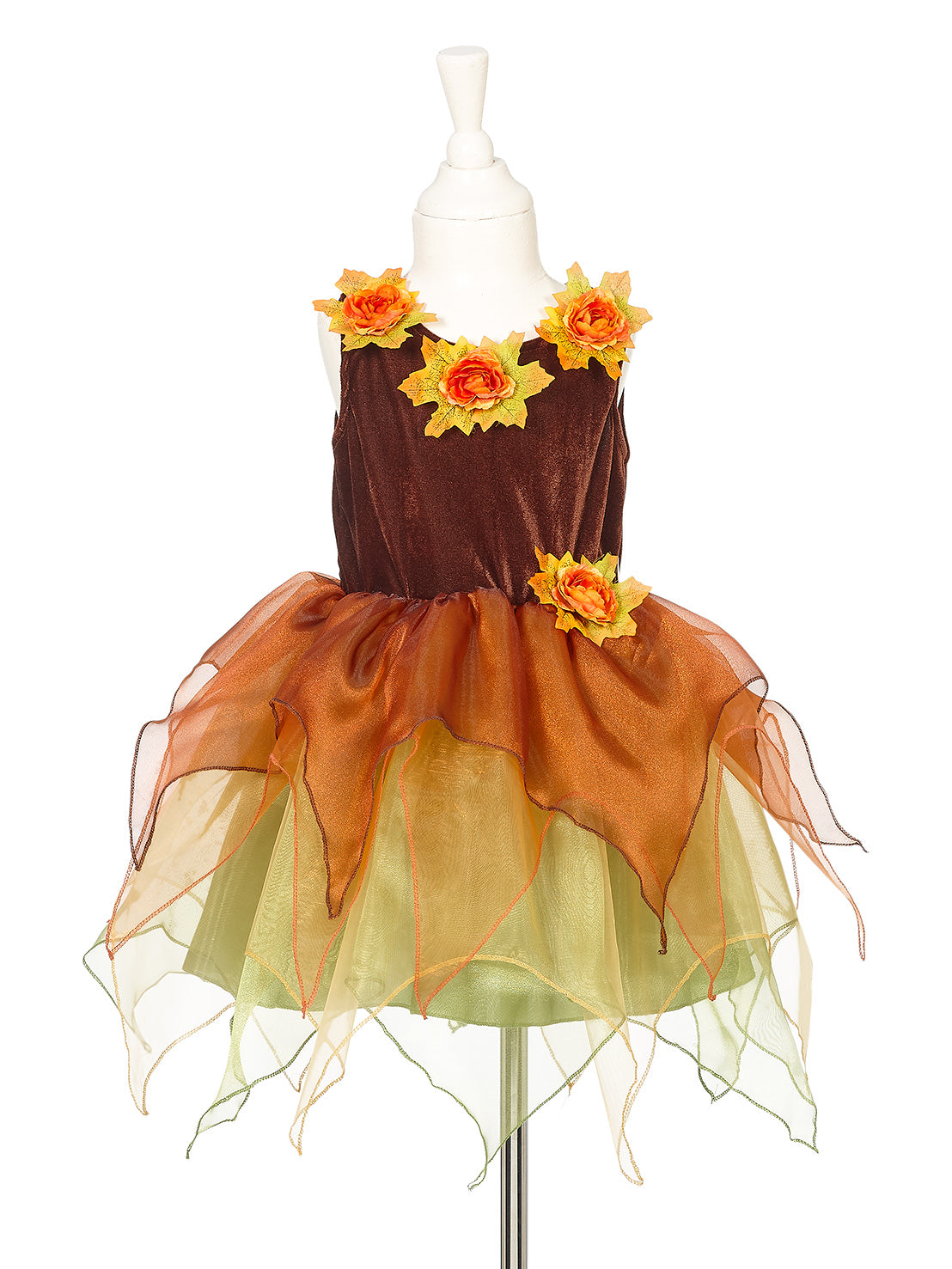 Waldhexe Kostüm Sabrina/ Kleid + Hut 8-10 Jahre