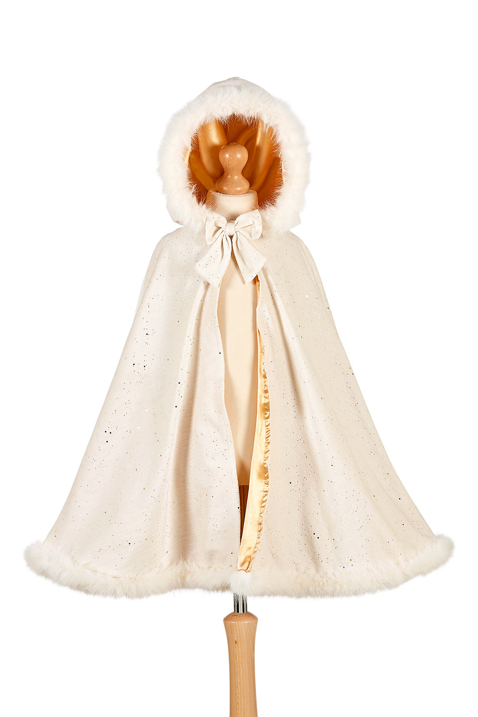 Kinderkostüm weiße Winterprinzessin Cape Eirwen 5-7Jahre