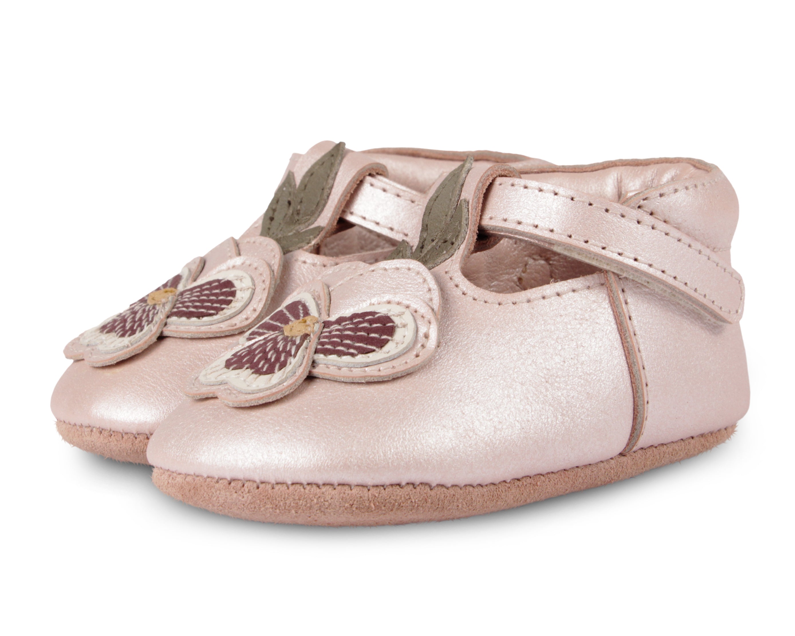 Babyschuhe Heidi/ Rose Metallic - korbmayer. ganz besonders. für kinder.