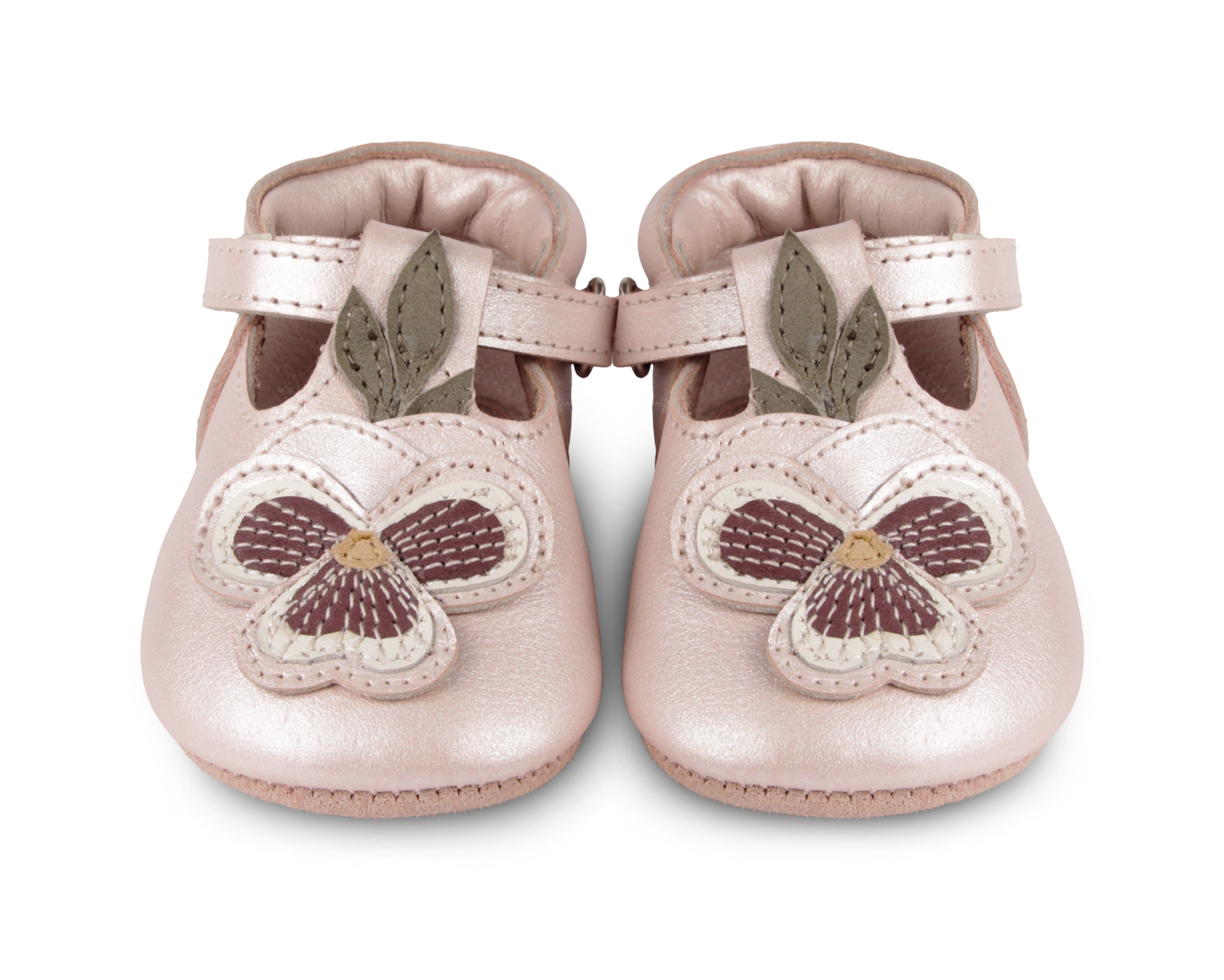 Babyschuhe Heidi/ Rose Metallic - korbmayer. ganz besonders. für kinder.