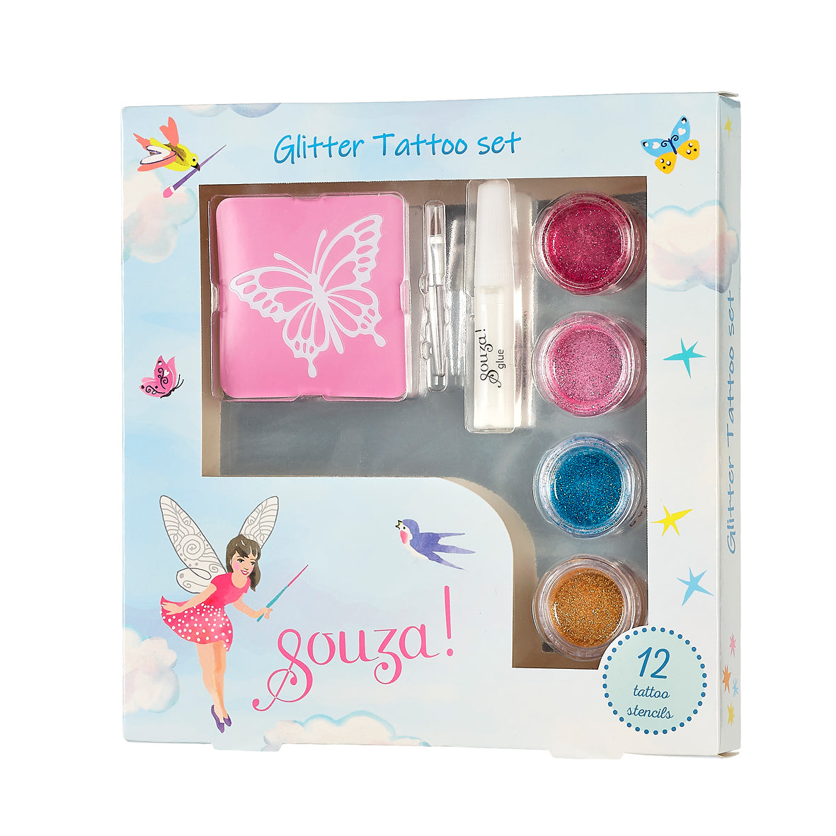 Glitzer Tattoo Set - korbmayer. ganz besonders. für kinder.