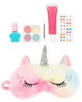 Einhorn Make-up + Schlafmaske Set