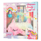 Einhorn Make-up + Schlafmaske Set
