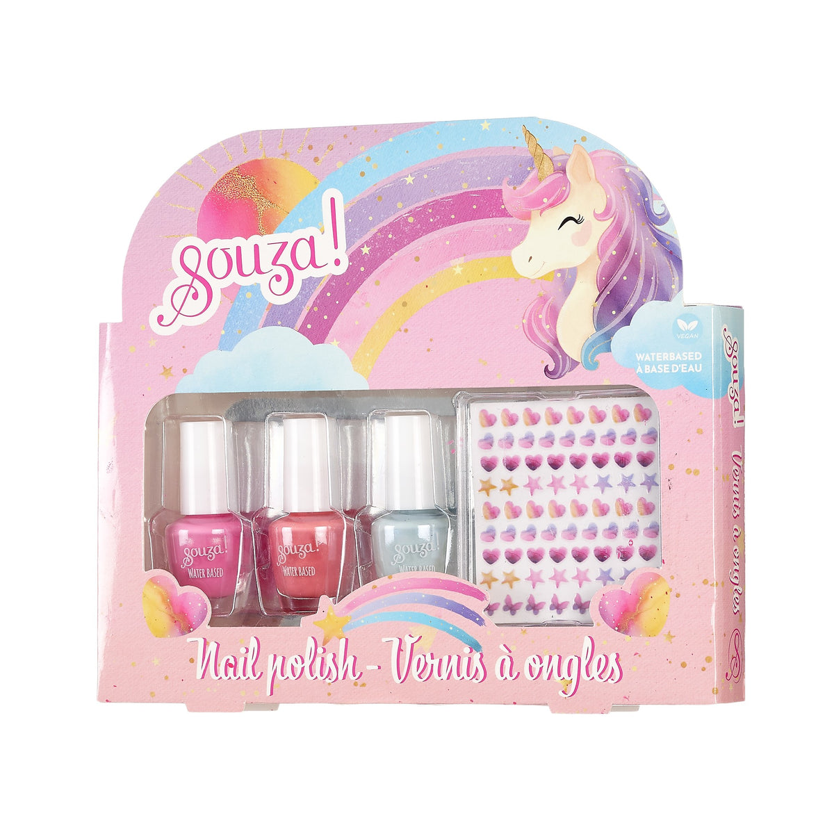 Nagellack & Nagelsticker Einhorn