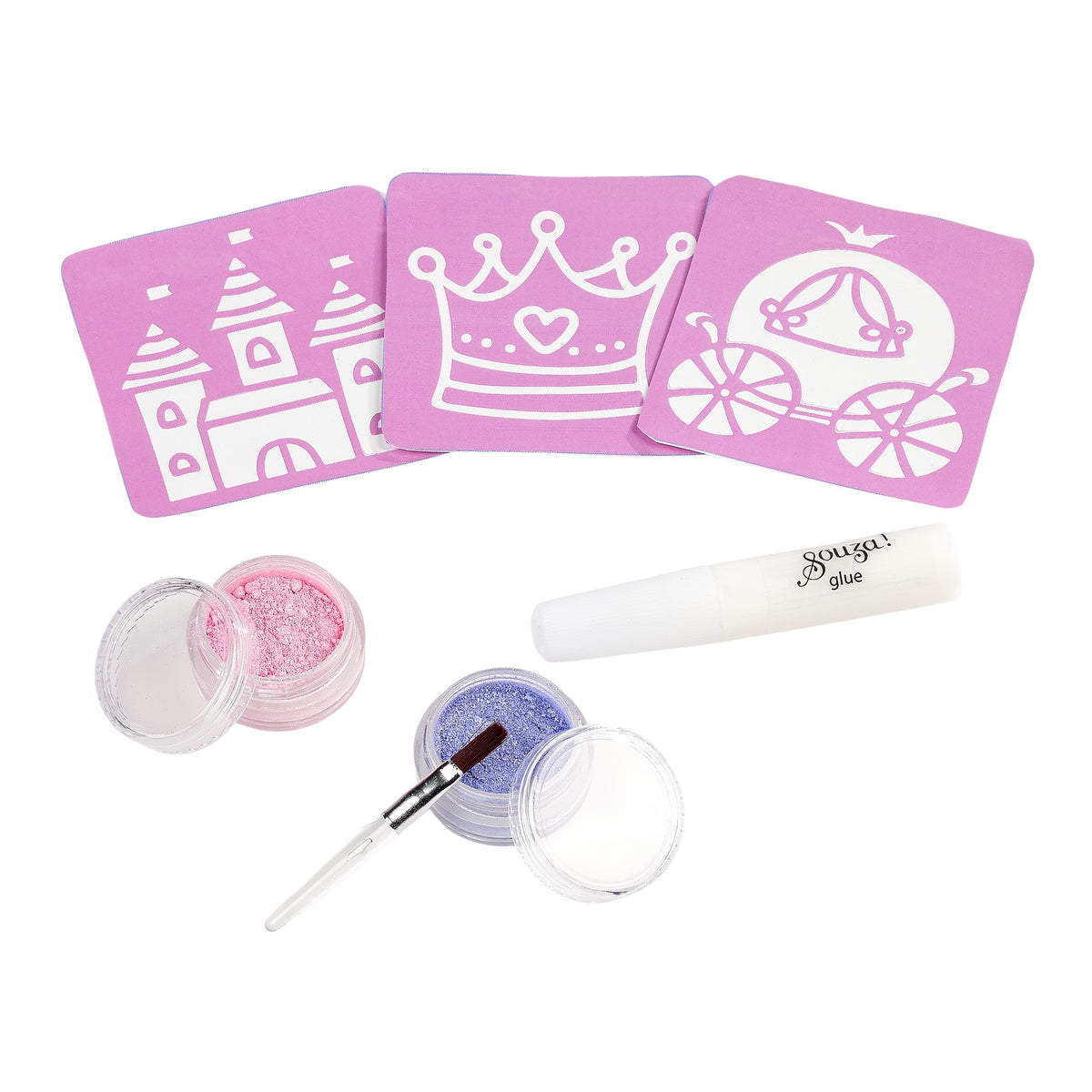 Glitzer Tattoo Set Prinzessin