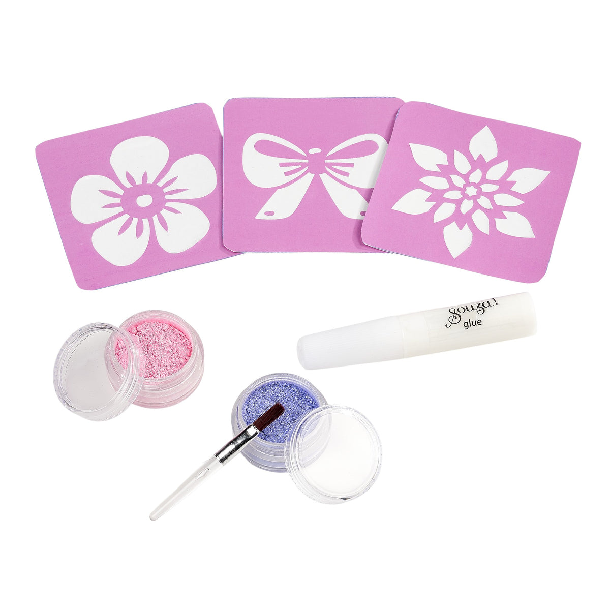 Glitzer Tattoo Set Prinzessin