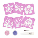 Glitzer Tattoo Set Prinzessin
