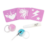 Glitzer Tattoo Set Einhorn