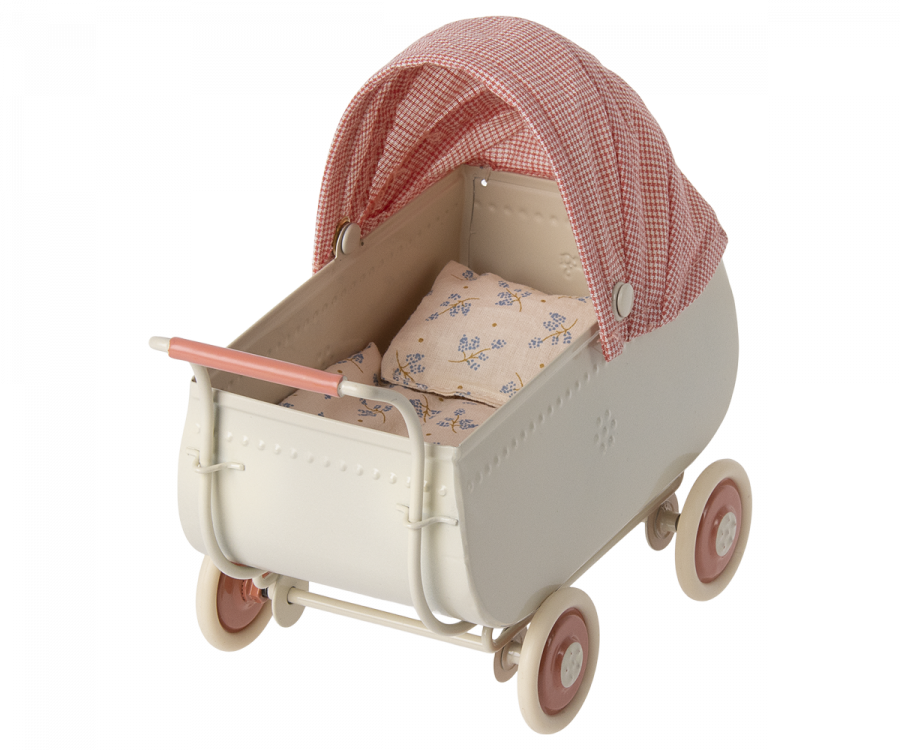 Puppenhaus Kinderwagen Micro/ Coral