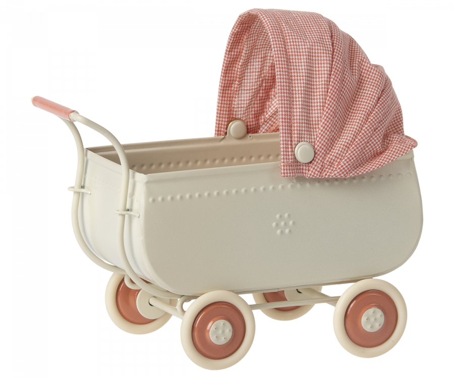 Puppenhaus Kinderwagen Micro/ Coral