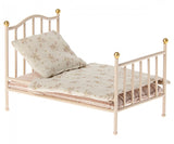 Puppenhaus Vintage Bett/ Rose