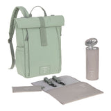 Wickelrucksack Rolltop Up Backpack/ silver green