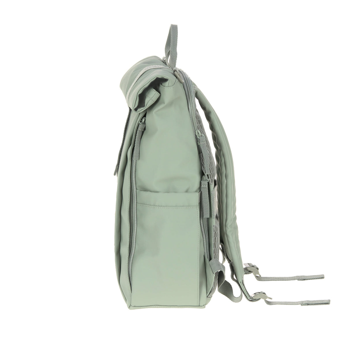 Wickelrucksack Rolltop Up Backpack/ silver green