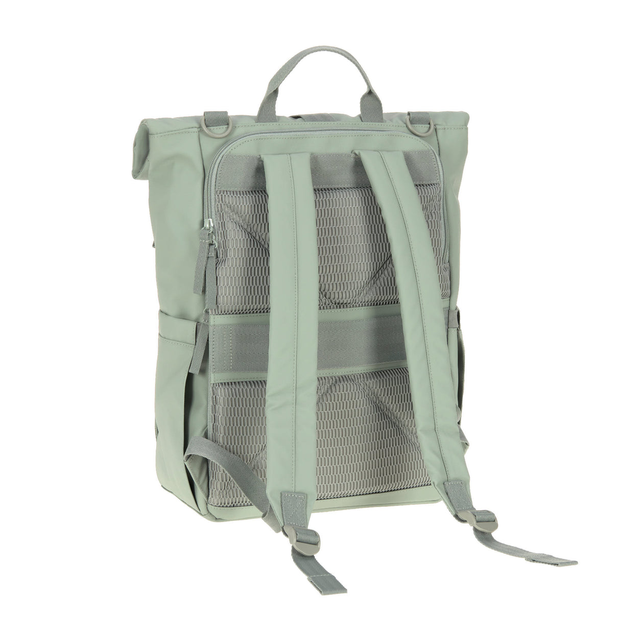 Wickelrucksack Rolltop Up Backpack/ silver green