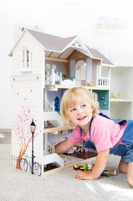 Puppenhaus Stadtvilla - korbmayer. ganz besonders. für kinder.