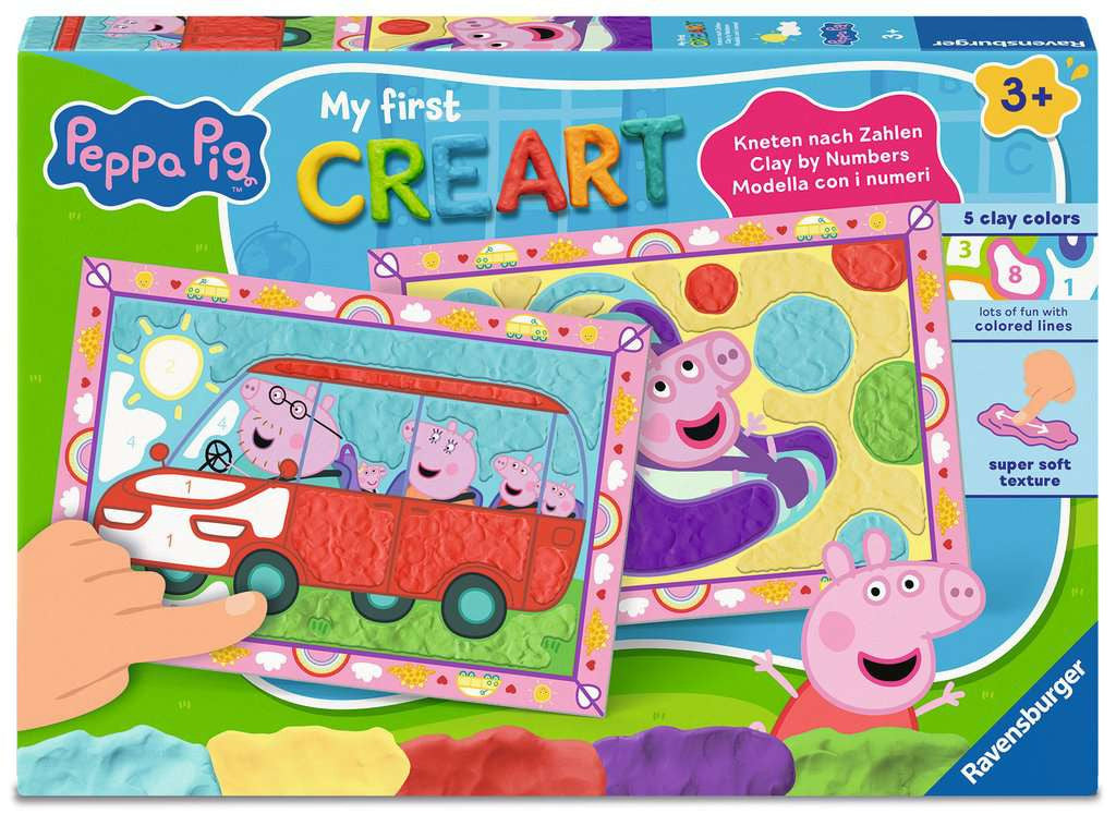 Kneten nach Zahlen/ Peppa Pig