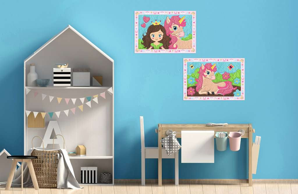 Kneten nach Zahlen/ Einhornglück