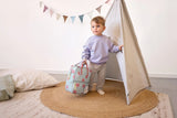 Kindergartenrucksack Square - Happy Trails Flower