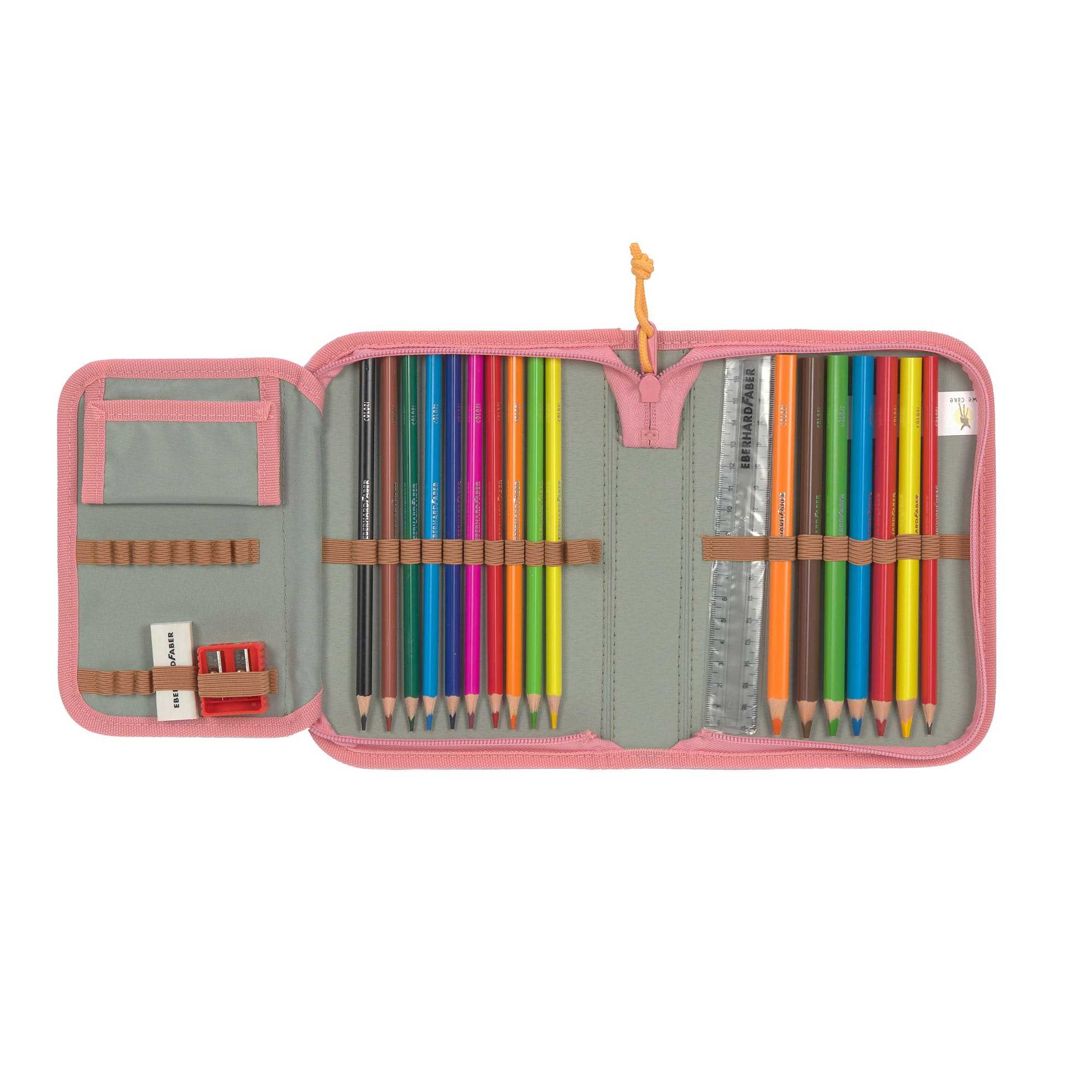 Schulranzen Set 7-teilig, Boxy Unique Pink