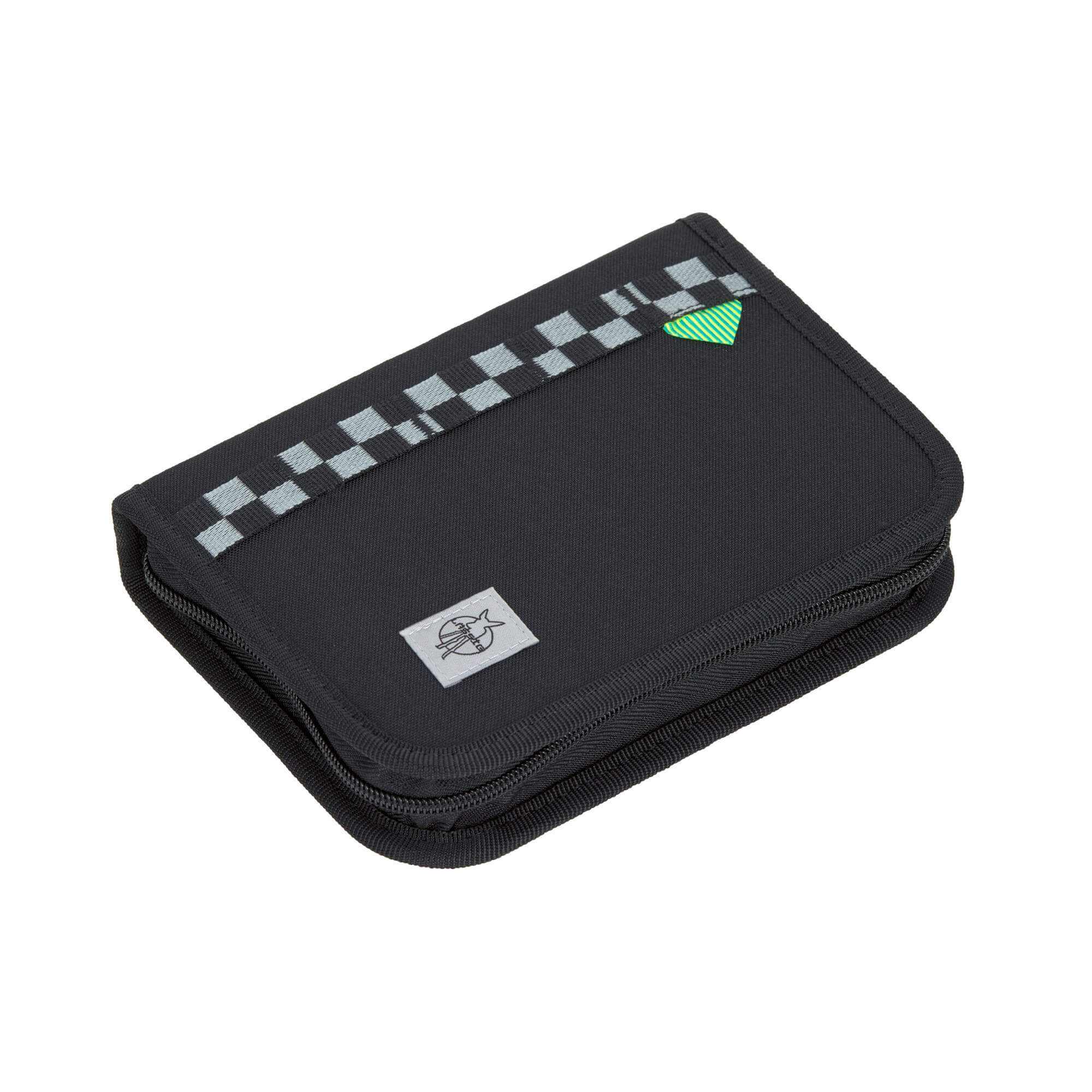 Schulranzen Set 7-teilig, Slim Unique Black