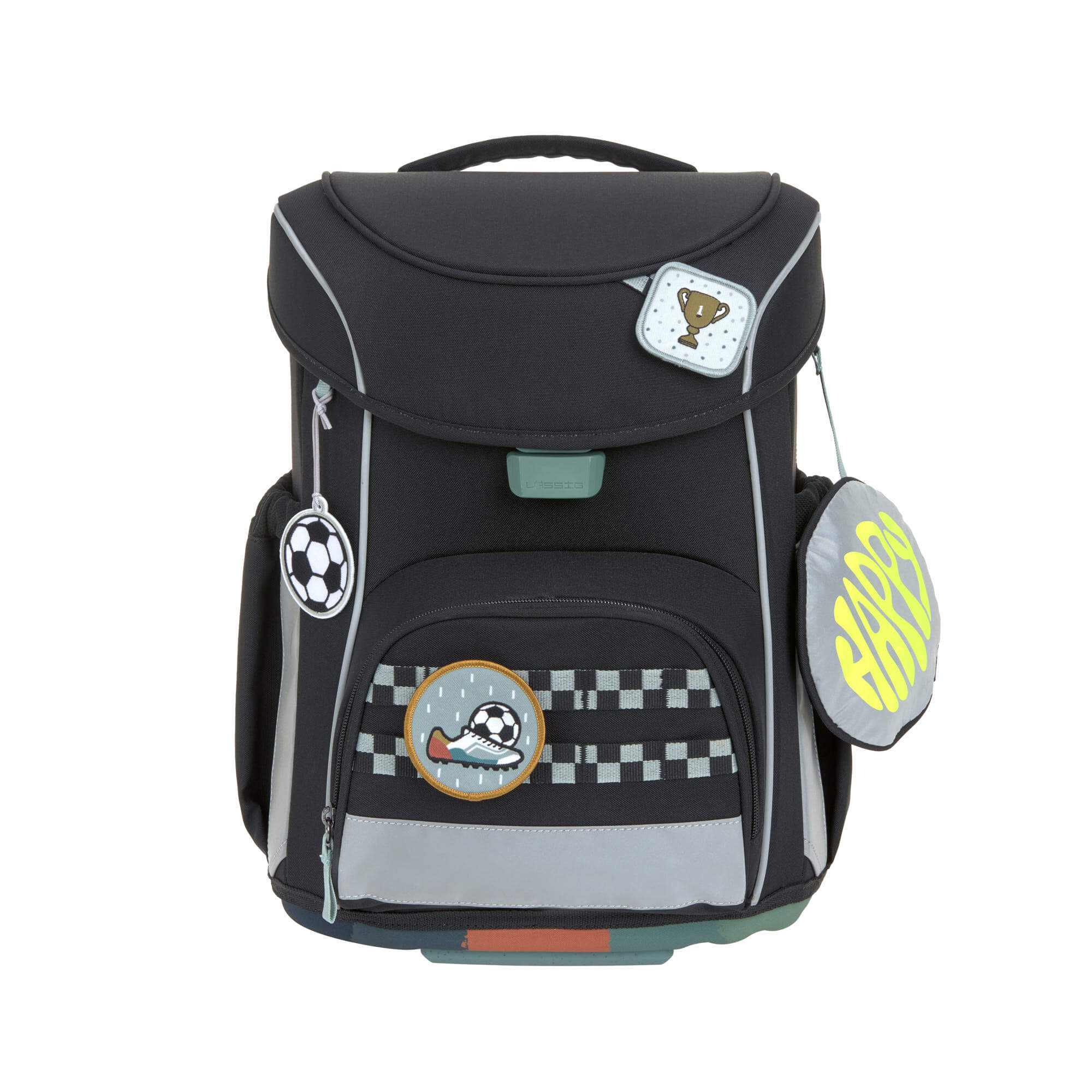 Schulranzen Set 7-teilig, Slim Unique Black