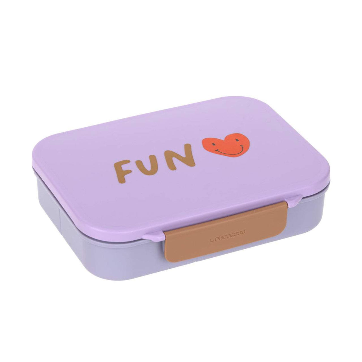 Bento-Lunchbox Little Gang Heart/ lila