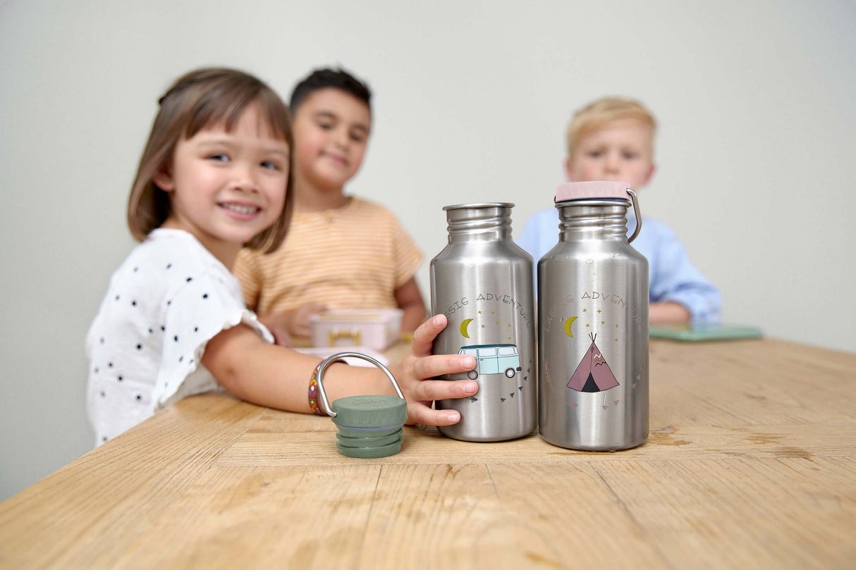 Edelstahl Trinkflasche Bus