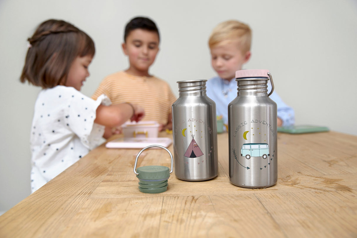 Edelstahl Trinkflasche Bus