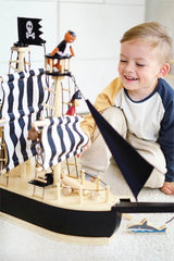 Piratenschiff für Biegepuppensmall footPiratenschiff fürkorbmayer. ganz besonders. für kinder.