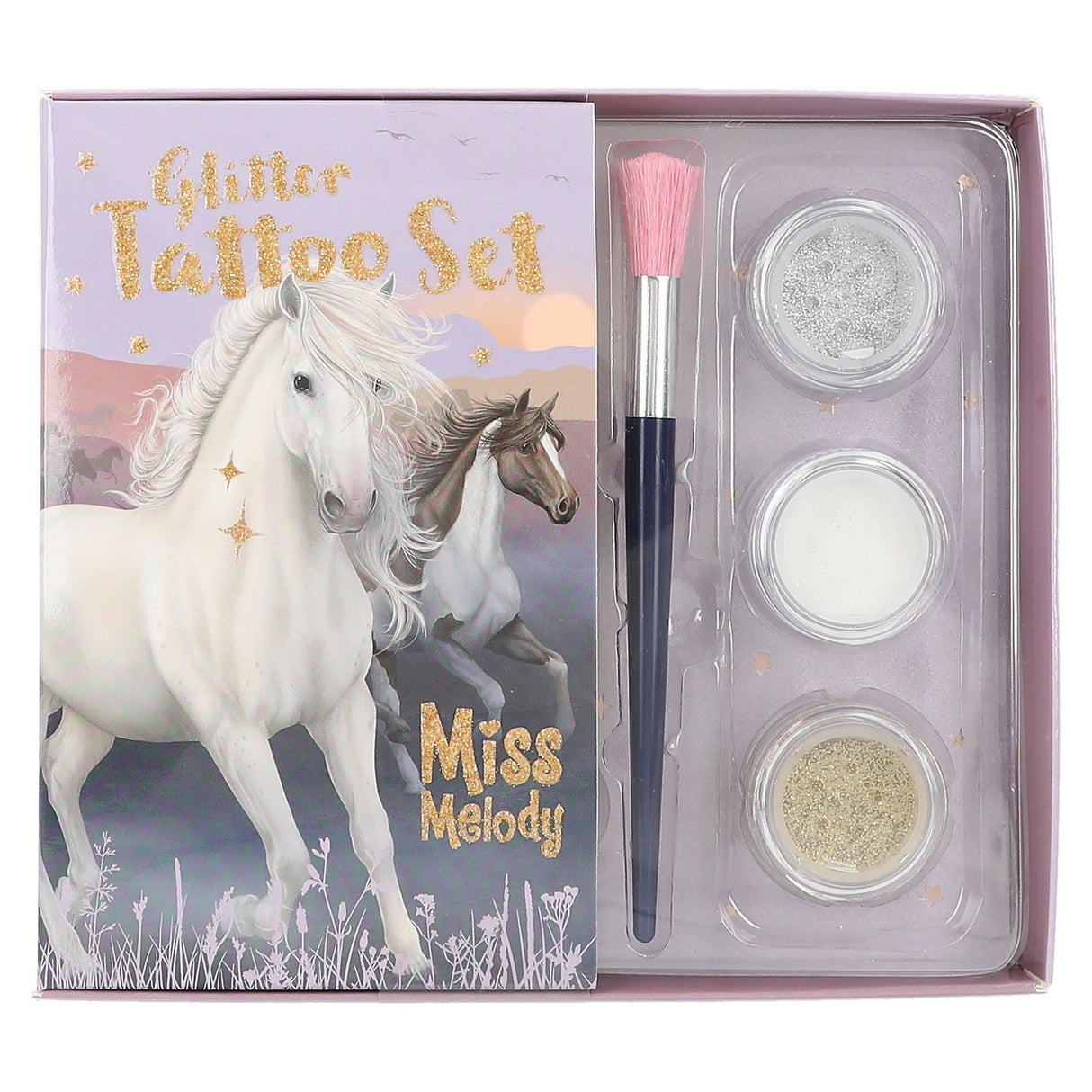 Miss Melody Glitzer Tattoo Set Night Horses - korbmayer. ganz besonders. für kinder.