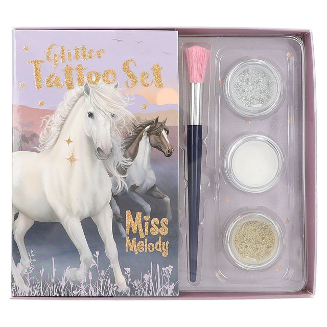 Miss Melody Glitzer Tattoo Set Night Horses - korbmayer. ganz besonders. für kinder.