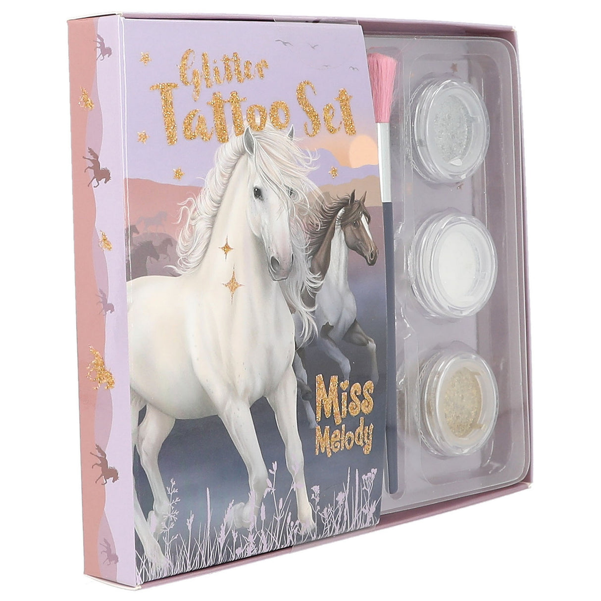 Miss Melody Glitzer Tattoo Set Night Horses - korbmayer. ganz besonders. für kinder.