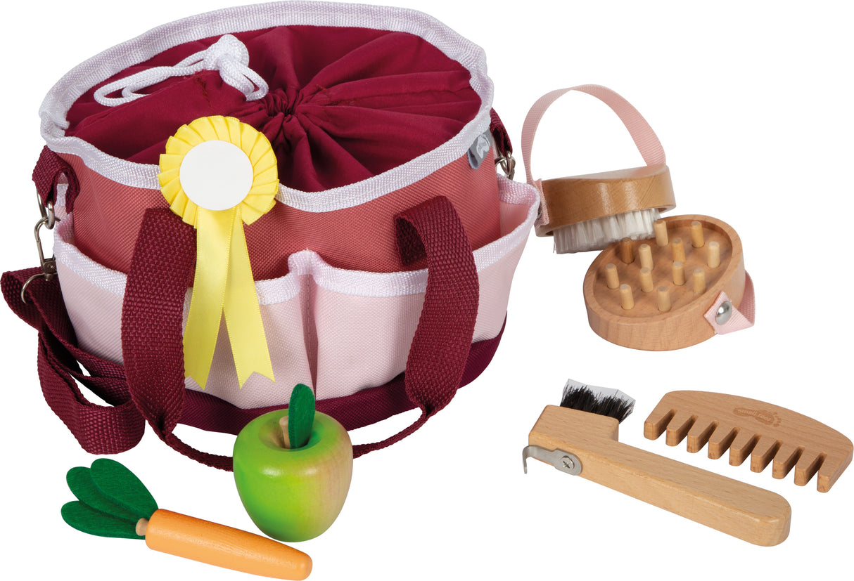 Pferdepflegeset mit Tasche