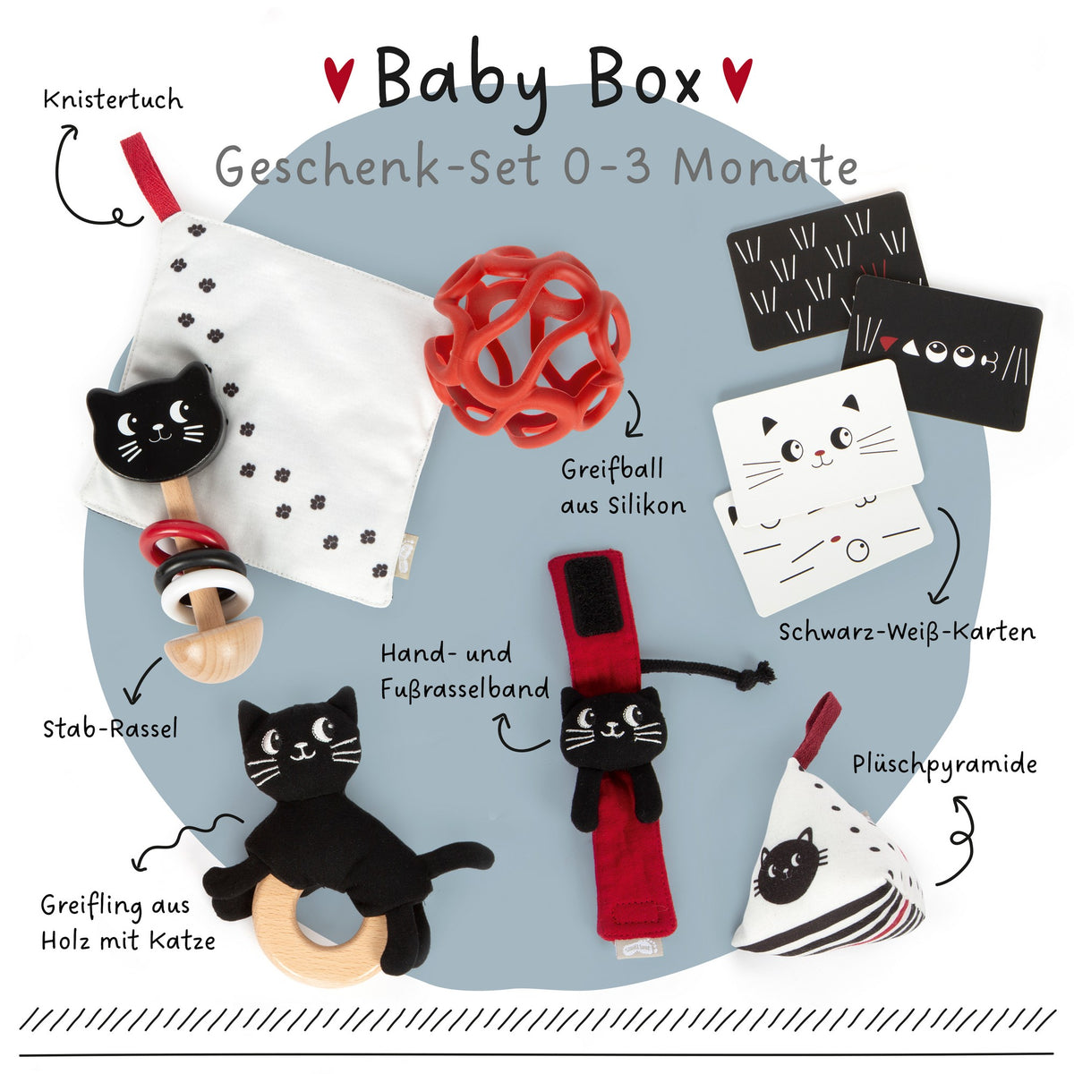 Baby-Box 0-3 Monate „Wahrnehmen & Ankommen“