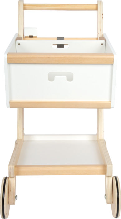 Einkaufswagen aus Holz