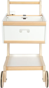 Einkaufswagen aus Holz