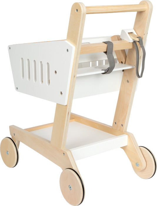 Einkaufswagen aus Holz