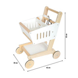 Einkaufswagen aus Holz