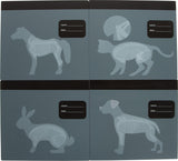 Tierarzt-Tasche mit Hund