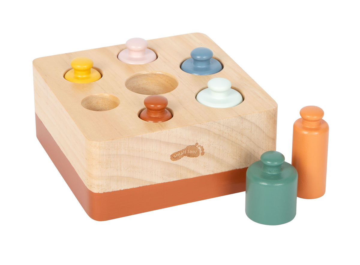 Montessori Steckspiel mit Zylindern
