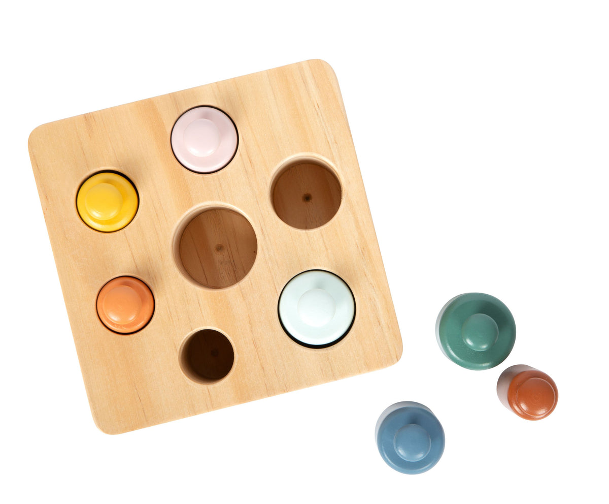 Montessori Steckspiel mit Zylindern