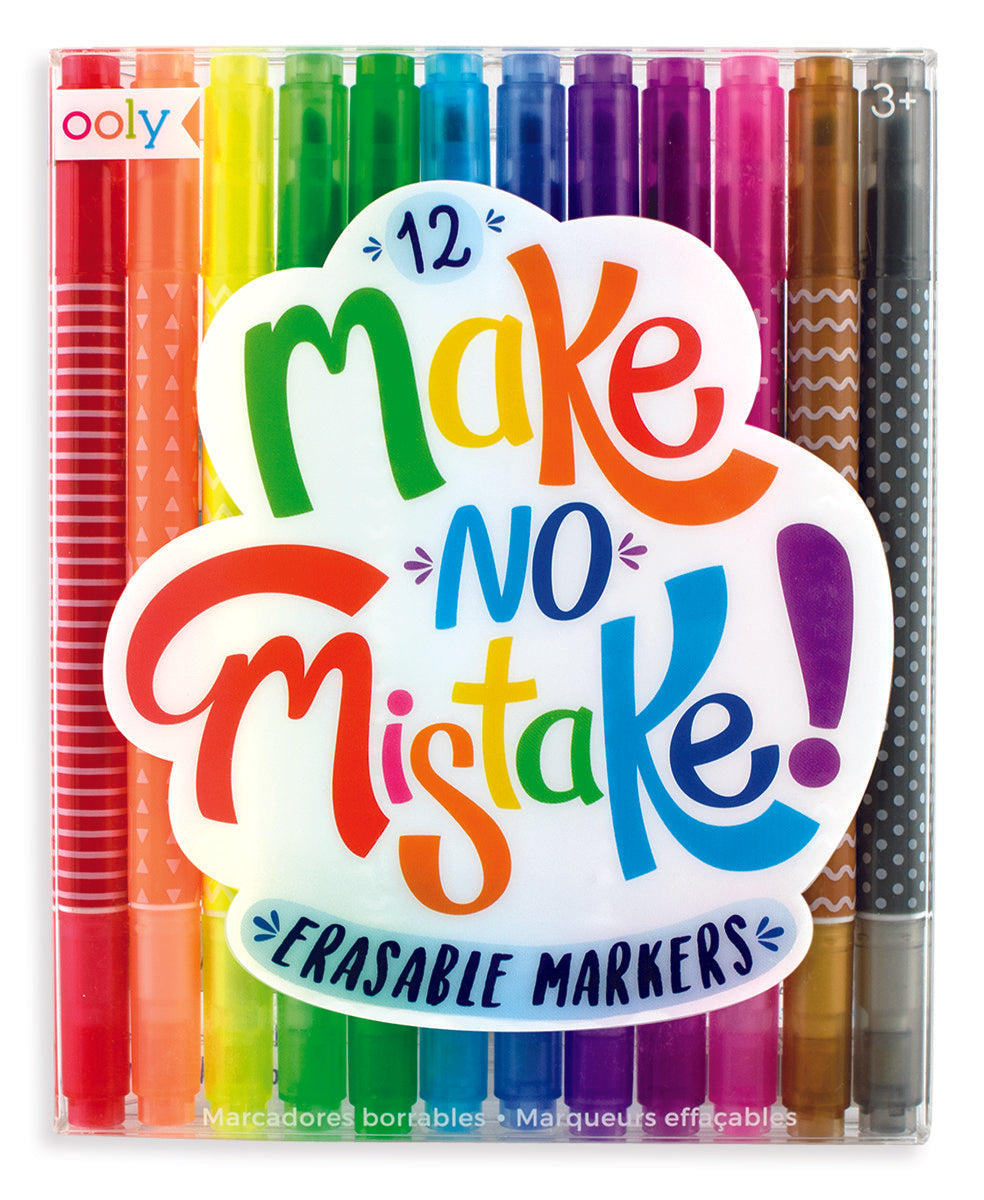 Make no Mistake! Erasable Markers