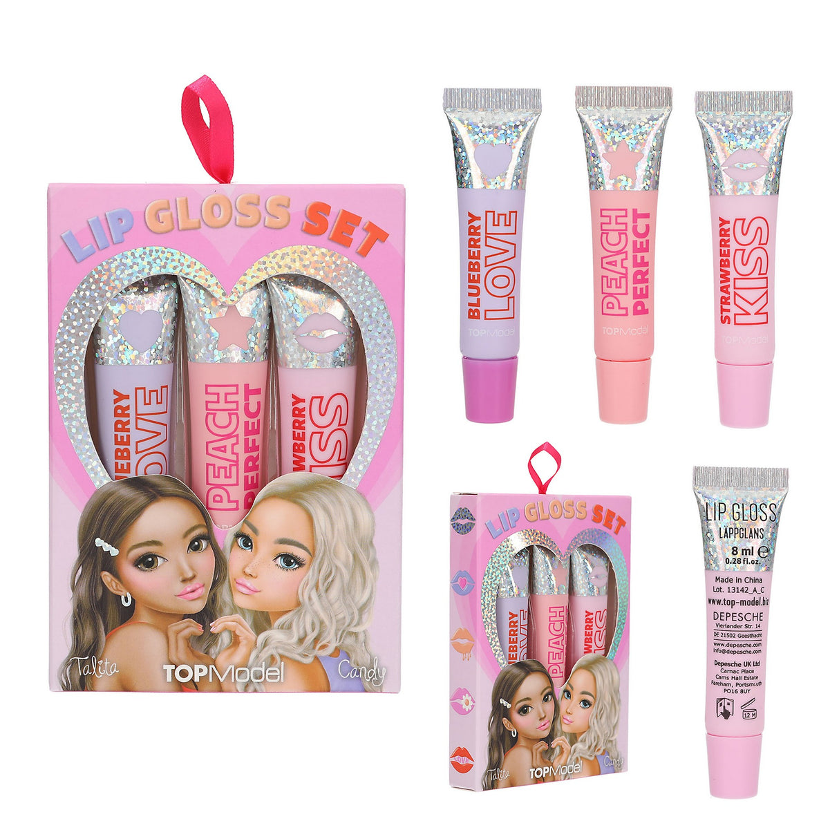 TOPModel Lipgloss Set Holo BEAUTY and ME