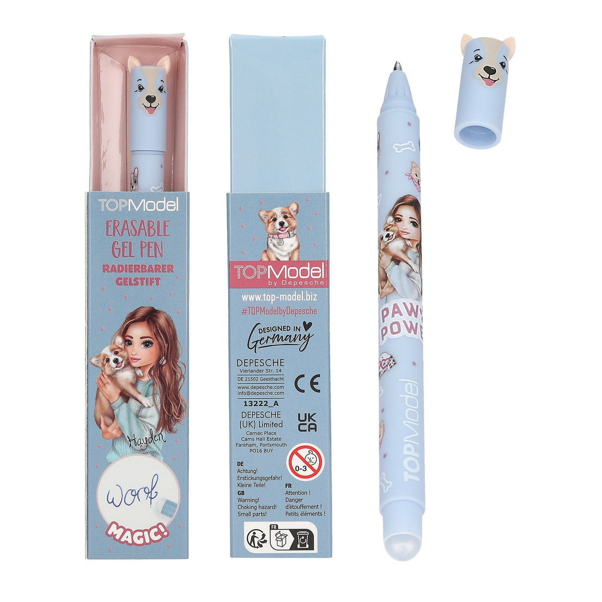 TOPModel Radierbarer Gelstift Kitty & Doggy