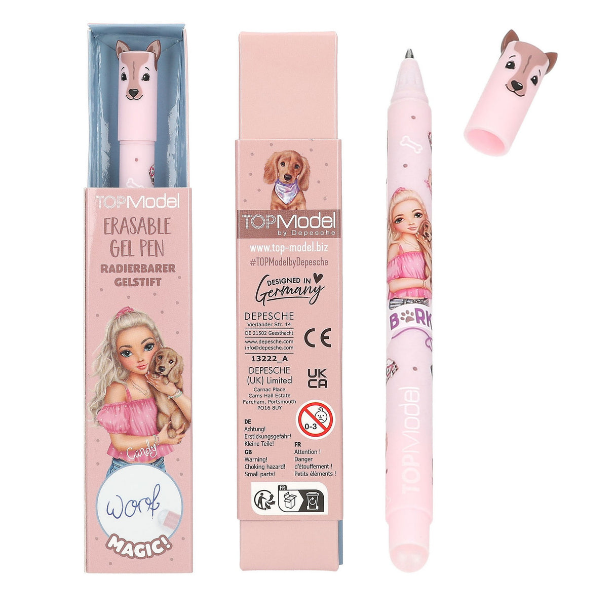 TOPModel Radierbarer Gelstift Kitty & Doggy